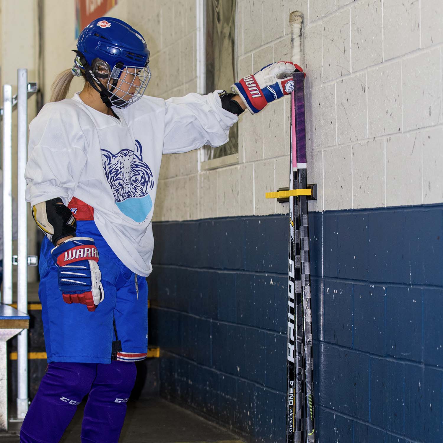Check Stick Rack Hockey Stick Rack for Hockey Teams & Academies - STICK CHECK